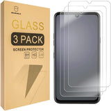 Mr.Shield [3er-Pack] entworfen für LG G8X ThinQ (funktioniert nicht für den Dual-Bildschirm) [gehärtetes Glas] Displayschutzfolie [japanisches Glas mit 9H-Härte] mit lebenslangem Ersatz