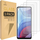 Mr.Shield [3-Pack] Designed For Motorola (MOTO G Power 2021)[Not Fit for 2020 Version] [Upgrade Maximum Cover Screen Version] [Tempered Glass] [Japan Glass with 9H Hardness] Screen Protector