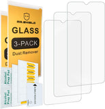 Mr.Shield [3-Pack] Designed For LG Q51 / LG K51 [Tempered Glass] [Japan Glass with 9H Hardness] Screen Protector with Lifetime Replacement