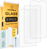 Mr.Shield [3er-Pack] Entwickelt für LG Q51 / LG K51 [Gehärtetes Glas] [Japanisches Glas mit 9H-Härte] Displayschutzfolie mit lebenslangem Ersatz