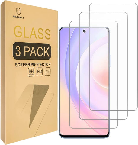 Mr.Shield [3er-Pack] Entwickelt für Huawei Honor 50 SE 5G / Huawei nova 9 SE [Gehärtetes Glas] [Japanisches Glas mit 9H-Härte] Displayschutzfolie mit lebenslangem Ersatz
