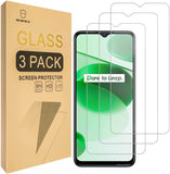 [3er-Pack] – Mr.Shield entwickelt für Realme C35 4G [gehärtetes Glas] [japanisches Glas mit 9H-Härte] Displayschutzfolie mit lebenslangem Ersatz
