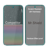 Mr.Shield Screen Protector compatible with Google Pixel 10 / Pixel 10 Pro / Pixel 9 / Pixel 9 Pro [3-Pack] [Tempered Glass] [Japan Glass with 9H Hardness]