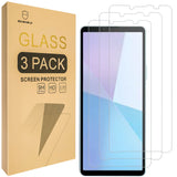 Mr.Shield Screen Protector compatible with Sony Xperia 10 VI (2024) [Tempered Glass] [3-PACK] [Japan Glass with 9H Hardness]