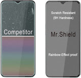 Mr.Shield [3er-Pack] Entwickelt für OnePlus Nord N300 5G [Upgrade der maximal deckenden Bildschirmversion] [Gehärtetes Glas] [Japanisches Glas mit 9H-Härte] Displayschutzfolie mit lebenslangem Ersatz