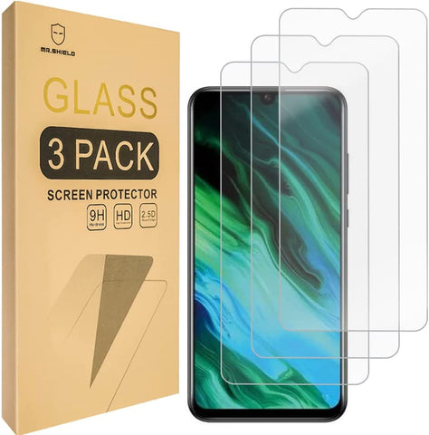 Mr.Shield [3-Pack] Designed For TCL 20E / TCL 20 E [Tempered Glass] [Japan Glass with 9H Hardness] Screen Protector with Lifetime Replacement