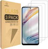 Mr.Shield [3-Pack] Designed For Motorola (MOTO G60) [Tempered Glass] [Japan Glass with 9H Hardness] Screen Protector with Lifetime Replacement