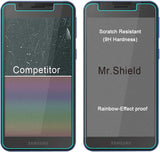 Mr.Shield [3er-Pack] entwickelt für Samsung (Galaxy A2 Core) [gehärtetes Glas] Displayschutzfolie [japanisches Glas mit 9H-Härte] mit lebenslangem Ersatz