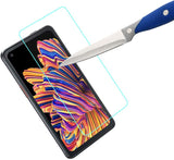 Mr.Shield [3er-Pack] Entwickelt für Samsung Galaxy Xcover Pro [Gehärtetes Glas] [Japanisches Glas mit 9H-Härte] Displayschutzfolie mit lebenslangem Ersatz
