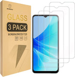 Mr.Shield [3-Pack] Designed For OPPO A77 / OPPO A57 [4G/5G] [Tempered Glass] [Japan Glass with 9H Hardness] Screen Protector with Lifetime Replacement
