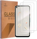 Mr.Shield [3-Pack] Designed For Google Pixel 4a [Tempered Glass] [Japan Glass with 9H Hardness] Screen Protector with Lifetime Replacement