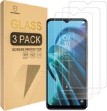 Mr.Shield [3-Pack] Designed For TCL 30 XE 5G [Shorter Fit for Case Version] [Tempered Glass] [Japan Glass with 9H Hardness] Screen Protector with Lifetime Replacement