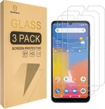 Mr.Shield [3-Pack] Designed For Consumer Cellular ZMAX 5G [Tempered Glass] [Japan Glass with 9H Hardness] Screen Protector with Lifetime Replacement