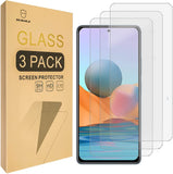 Mr.Shield [3er-Pack] Entwickelt für Xiaomi Redmi Note 10 Pro 5G [NUR 5G-Version] [Gehärtetes Glas] [Japanisches Glas mit 9H-Härte] Displayschutzfolie mit lebenslangem Ersatz
