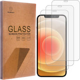 Mr.Shield Screen Protector Compatible with iPhone 12 Mini [5.4" Inch Display, 2020] [3 PACK] Tempered Glass Screen Protector