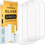 Mr.Shield [3er-Pack] entwickelt für LG X Venture [gehärtetes Glas] Displayschutzfolie [0,3 mm ultradünn, 9H-Härte, 2,5D runde Kante] mit lebenslangem Ersatz