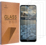 Mr.Shield [3er-Pack] Entwickelt für Nokia 2.4 [Gehärtetes Glas] [Japanisches Glas mit 9H-Härte] Displayschutzfolie mit lebenslangem Ersatz