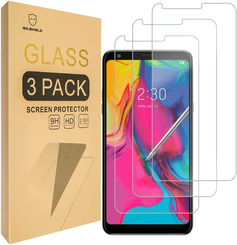 Mr.Shield [3-PACK] Designed For LG Stylo 5 / LG Stylo 5v / LG Stylo 5+ / LG Stylo 5x / LG Stylo 5 Plus [Tempered Glass] Screen Protector [Japan Glass With 9H Hardness] with Lifetime Replacement