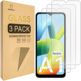 Mr.Shield [3er-Pack] Entwickelt für Xiaomi Poco C50 [Gehärtetes Glas] [Japanisches Glas mit 9H-Härte] Displayschutzfolie mit lebenslangem Ersatz
