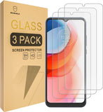 Mr.Shield [3er-Pack] Entwickelt für Motorola (MOTO G Play 2021) [Gehärtetes Glas] [Japanisches Glas mit 9H-Härte] Displayschutzfolie mit lebenslangem Ersatz