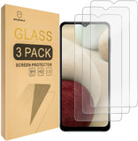 Mr.Shield [3-Pack] Designed For Samsung Galaxy A12 [Tempered Glass] [Japan Glass with 9H Hardness] Screen Protector with Lifetime Replacement