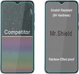 Mr.Shield [3er-Pack] Displayschutzfolie für Blackview A55 / Blackview A55 Pro [gehärtetes Glas] [Japanisches Glas mit 9H-Härte] mit lebenslangem Ersatz