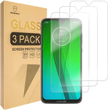 Mr.Shield [3er-Pack] Displayschutzfolie aus gehärtetem Glas für Motorola (MOTO G7) mit lebenslangem Ersatz