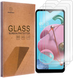 Mr.Shield [3er-Pack] Entwickelt für LG Q51 / LG K51 [Gehärtetes Glas] [Japanisches Glas mit 9H-Härte] Displayschutzfolie mit lebenslangem Ersatz