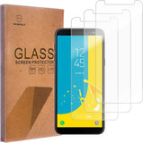 Mr.Shield [3-PACK] Designed For Samsung Galaxy J6 Plus/Galaxy J6+ [Tempered Glass] Screen Protector with Lifetime Replacement