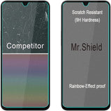Mr.Shield [3-Pack] Designed For T-Mobile REVVL V Plus 5G / REVVL V+ 5G [Shorter Fit for Case Version] [Tempered Glass] [Japan Glass with 9H Hardness] Screen Protector with Lifetime Replacement