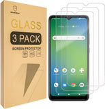 Mr.Shield [3er-Pack] Entwickelt für Cricket Icon 4 [Gehärtetes Glas] [Japanisches Glas mit 9H-Härte] Displayschutzfolie mit lebenslangem Ersatz