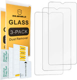 Mr.Shield [3-Pack] Designed For Samsung Galaxy M12 / Galaxy A12 [Tempered Glass] [Japan Glass with 9H Hardness] Screen Protector with Lifetime Replacement
