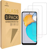 [3er-Pack] – Mr.Shield entworfen für Motorola Moto E22s [gehärtetes Glas] [japanisches Glas mit 9H-Härte] Displayschutzfolie mit lebenslangem Ersatz