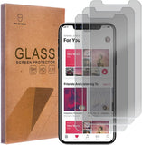 Mr.Shield [3er-Pack] Sichtschutz-Displayschutzfolie kompatibel mit iPhone 11 Pro Max/iPhone Xs Max [gehärtetes Glas] [Anti-Spion] Displayschutzfolie mit lebenslangem Ersatz
