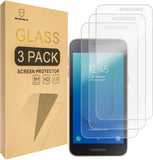 Mr.Shield entwickelt für Samsung Galaxy J2 Core [gehärtetes Glas] [3er-Pack] Displayschutzfolie [japanisches Glas mit 9H-Härte] mit lebenslangem Ersatz