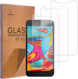 Mr.Shield [3er-Pack] entwickelt für Samsung (Galaxy A2 Core) [gehärtetes Glas] Displayschutzfolie [japanisches Glas mit 9H-Härte] mit lebenslangem Ersatz