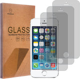 Mr.Shield [3er-Pack] Sichtschutz-Displayschutzfolie kompatibel mit iPhone 5/iPhone 5s [gehärtetes Glas] [Anti-Spion] Displayschutzfolie mit lebenslangem Ersatz