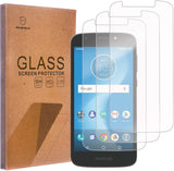 Mr.Shield [3er-Pack] entwickelt für Motorola (Moto E5 Play) und Moto E Play (5. Generation), [gehärtetes Glas] Displayschutzfolie mit lebenslangem Ersatz