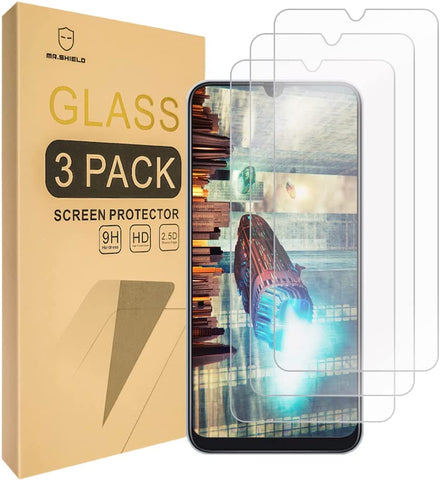 Mr.Shield [3er-Pack] entwickelt für Samsung Galaxy A30s / Galaxy A30S [gehärtetes Glas] Displayschutzfolie [japanisches Glas mit 9H-Härte] mit lebenslangem Ersatz