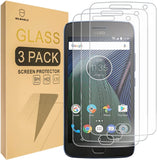 [3-PACK]- Mr.Shield Designed For Motorola Moto G5 Plus/Moto G Plus (5th Generation) [Tempered Glass] Screen Protector [0.3mm Ultra Thin 9H Hardness 2.5D Round Edge] with Lifetime Replacement