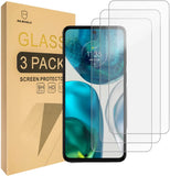 Mr.Shield [3-Pack] Designed For MOTO G52 [Shorter Fit for Case Version] [Tempered Glass] [Japan Glass with 9H Hardness] Screen Protector with Lifetime Replacement