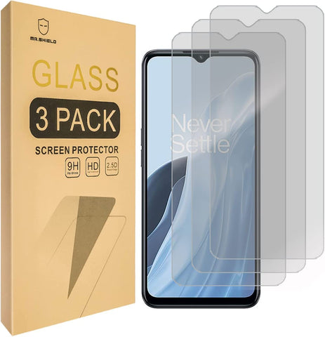 Mr.Shield [3-Pack] Privacy Screen Protector For OnePlus Nord N300 5G [Tempered Glass] [Anti Spy] Screen Protector with Lifetime Replacement