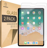 Mr.Shield [2-PACK] Designed For iPad Pro 11 Inch 2020 & 2021 Version [Fit For Face ID Version] [Tempered Glass] Screen Protector [0.3mm Ultra Thin 9H Hardness 2.5D Round Edge]