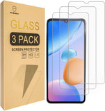Mr.Shield [3-Pack] Designed For Xiaomi (Redmi 11 Prime 4G) [Tempered Glass] [Japan Glass with 9H Hardness] Screen Protector with Lifetime Replacement