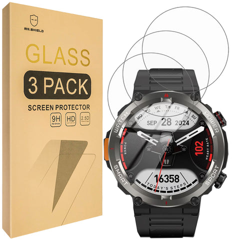 Mr.Shield Screen Protector compatible with Blackview W50 Pro [Tempered Glass] [3-PACK] [Japan Glass with 9H Hardness]