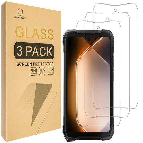 Mr.Shield Screen Protector compatible with Blackview XPLORE 1 [Tempered Glass] [3-PACK] [Japan Glass with 9H Hardness]