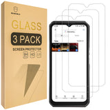 Mr.Shield Screen Protector compatible with Oukitel WP55 / WP55 Pro [Tempered Glass] [3-PACK] [Japan Glass with 9H Hardness]