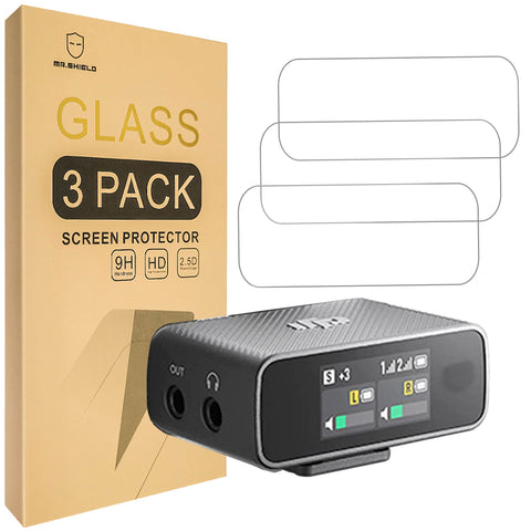 Mr.Shield [3-Pack] Screen Protector For DJI Mic [Tempered Glass] [Japan Glass with 9H Hardness] Screen Protector