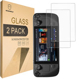 Mr.Shield Screen Protector For Steam Deck / Steam Deck OLED 2021 & 2022 & 2023 [Tempered Glass] [9H Hardness] [2-Pack] Screen Protector