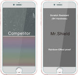 Mr.Shield [3er-Pack] entworfen für iPhone 6 Plus/iPhone 6S Plus [gehärtetes Glas] Displayschutzfolie [japanisches Glas mit 9H-Härte] mit lebenslangem Ersatz